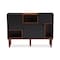 Baxton Studio Anderson Mid-century Oak and Espresso Wood Sideboard Storage Cabinet 121-6794 - alternate 1